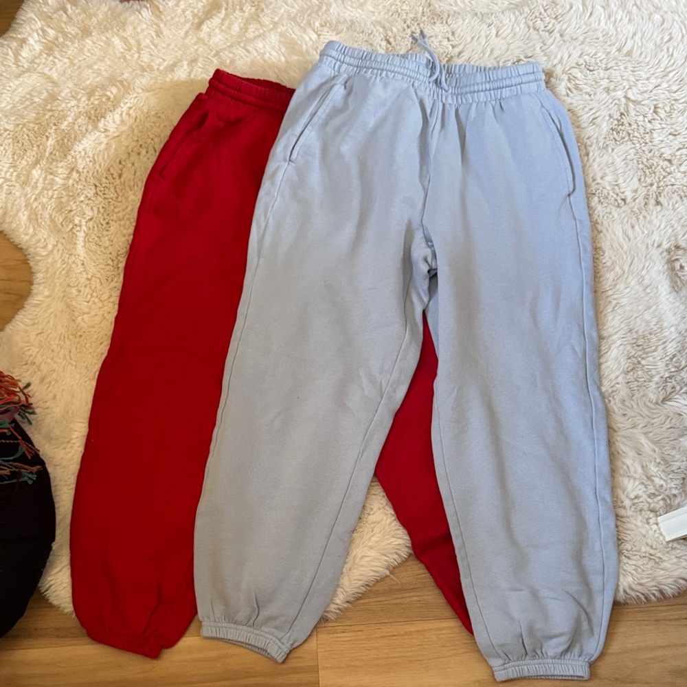 Women’s Petite or Kids Red and Blue Sweatpants